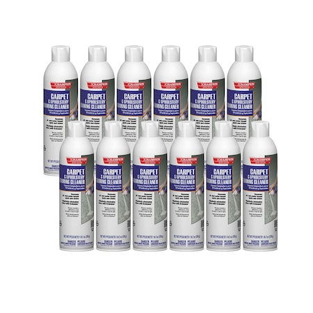 Chase Products Champion Sprayon Carpet & Upholstery Foaming Cleaner net 18 oz., 12PK 5148